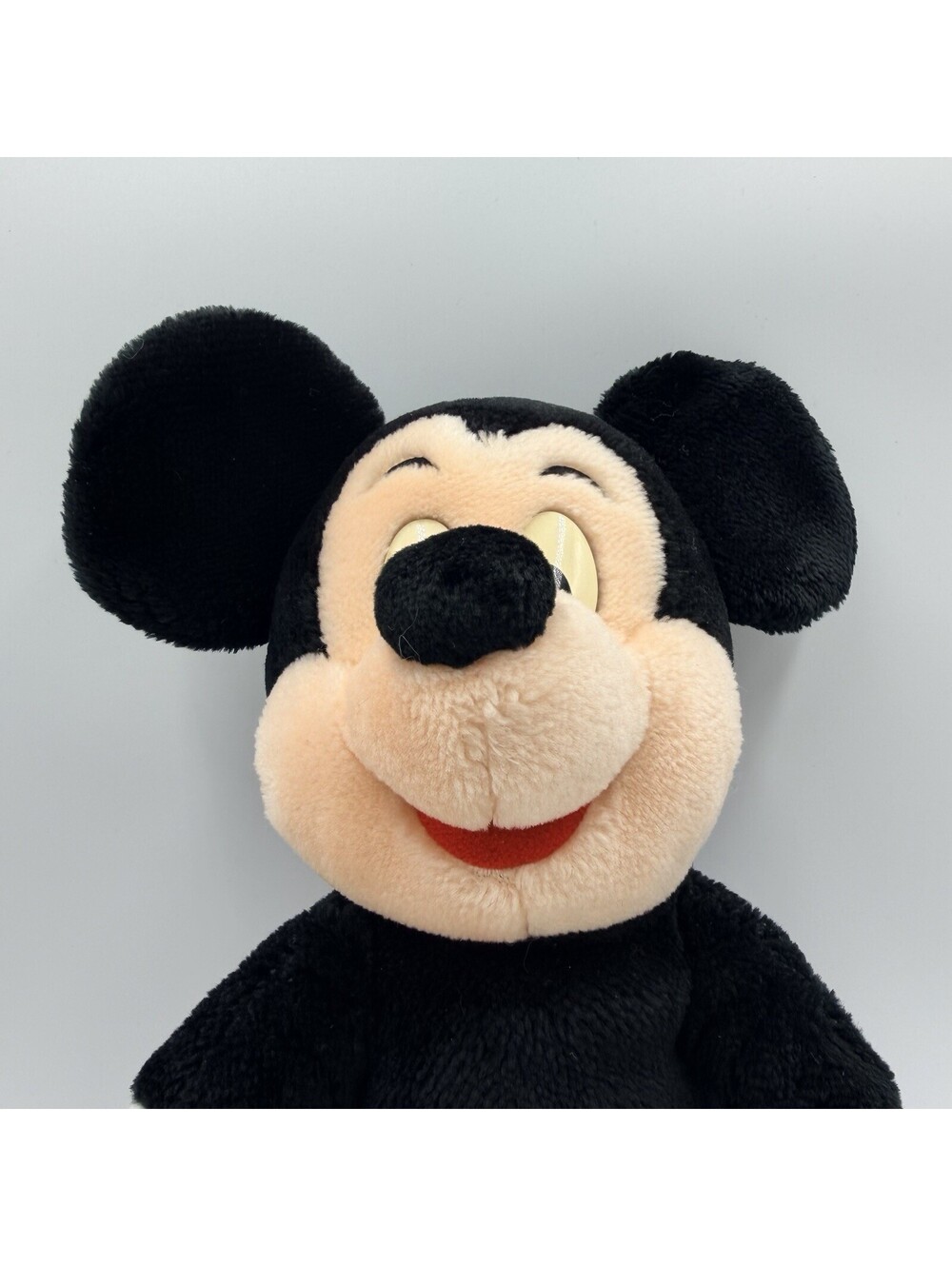 Vintage Disney Parks Mickey Mouse Plush Stuffed Animal Plastic Eyes Shorts 12" - Picture 3 of 7